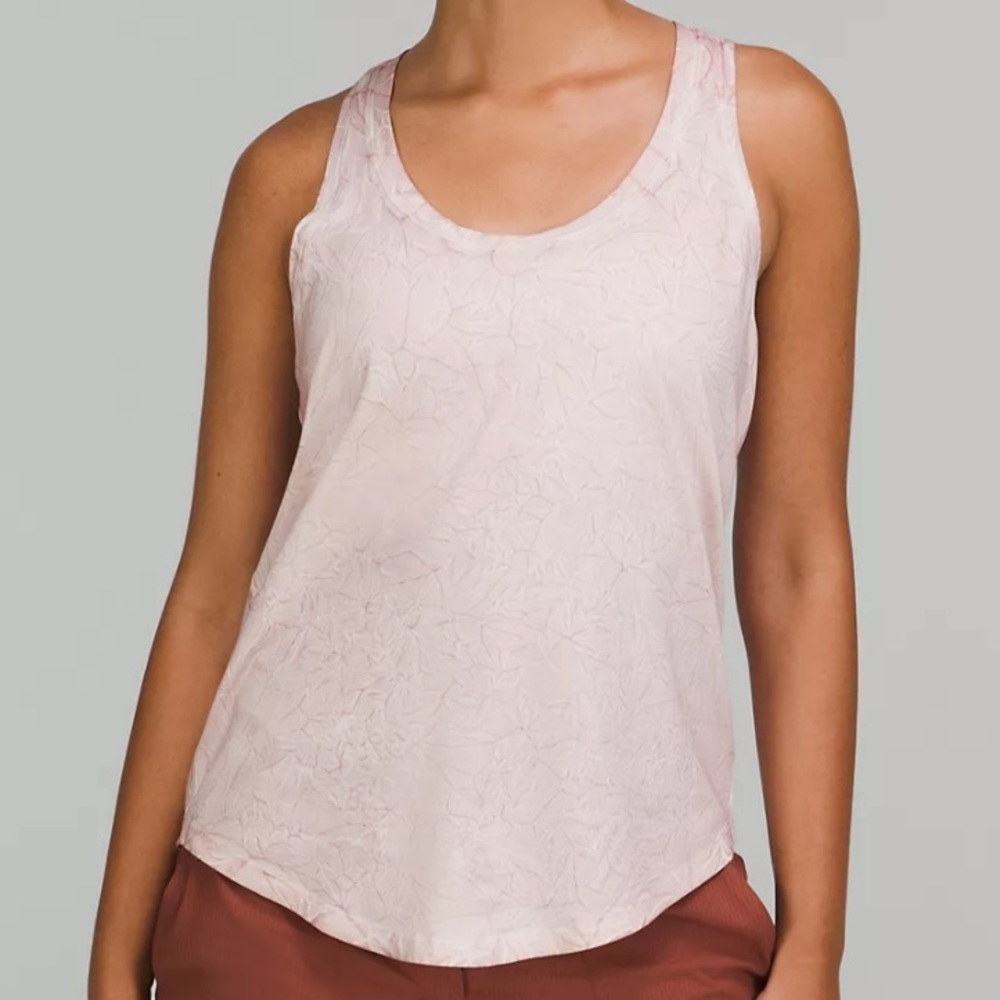 Lululemon Love Tank Top Summit Wash Smoky Topaz Size 10